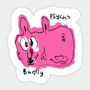 Psycho Bunny Sticker